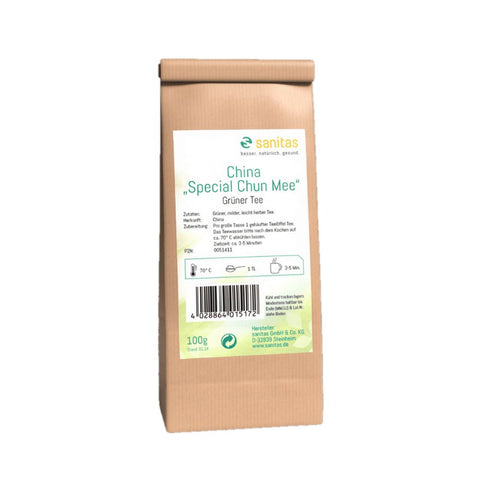 Sanitas Grüner Tee China Special Chun Mee (100 g)