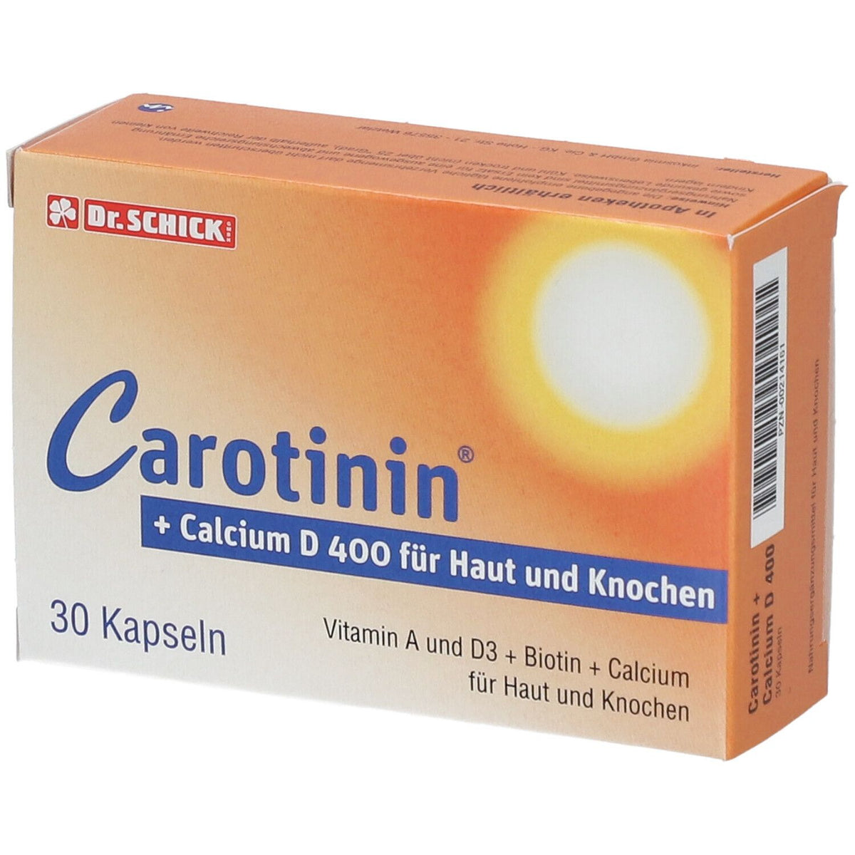 Carotin + Calcium D 400 gélules (30 pièces)