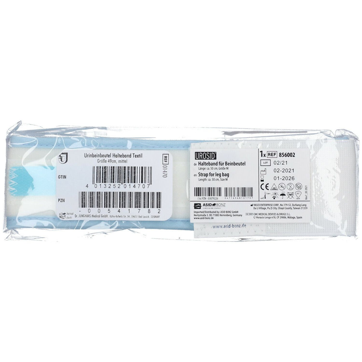 Dr. Junghans® Halteband für Urinbeutel Gr. M — 1 pièce