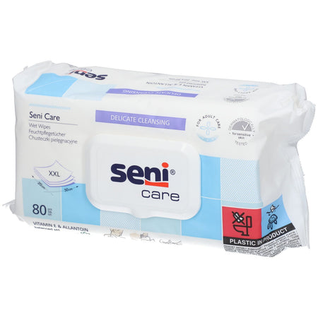 Lingettes humides et de soin - boîte de remplacement (80 pièces)