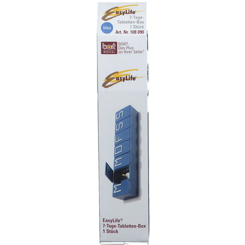 Bort Easylife Tablettenbox 7 Tage blau (1 Stück)