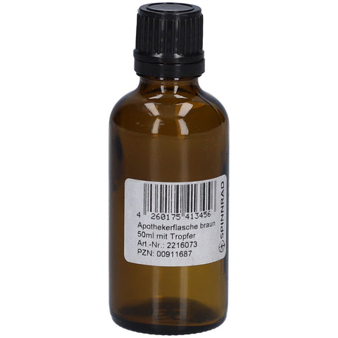 Spinnrad brown apothecary bottle with dropper (50 ml)