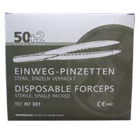 Büttner-Frank GmbH Sterile Einwegpinzette (50 Stück)