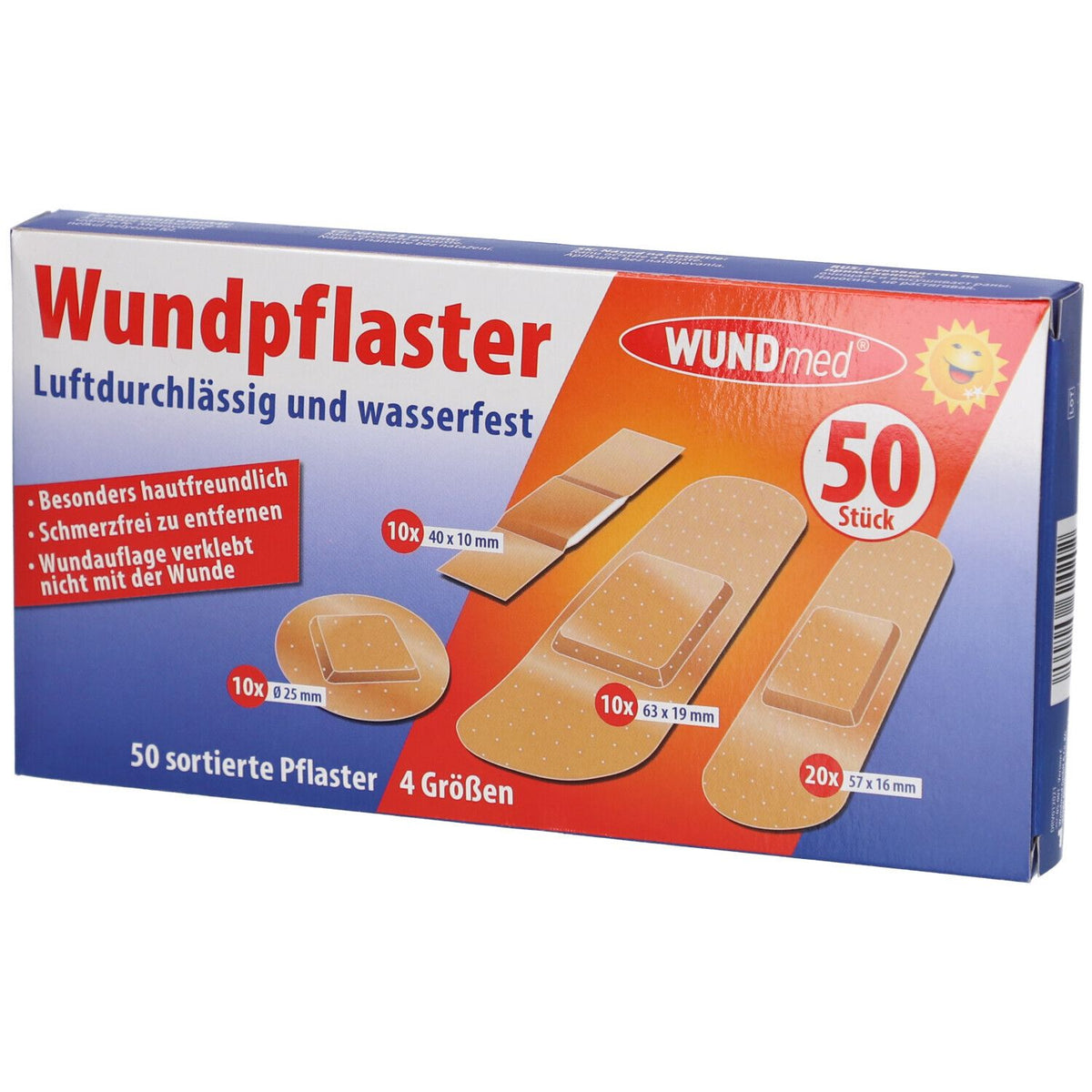 WUNDmed® assortiment de pansements (50 pièces)