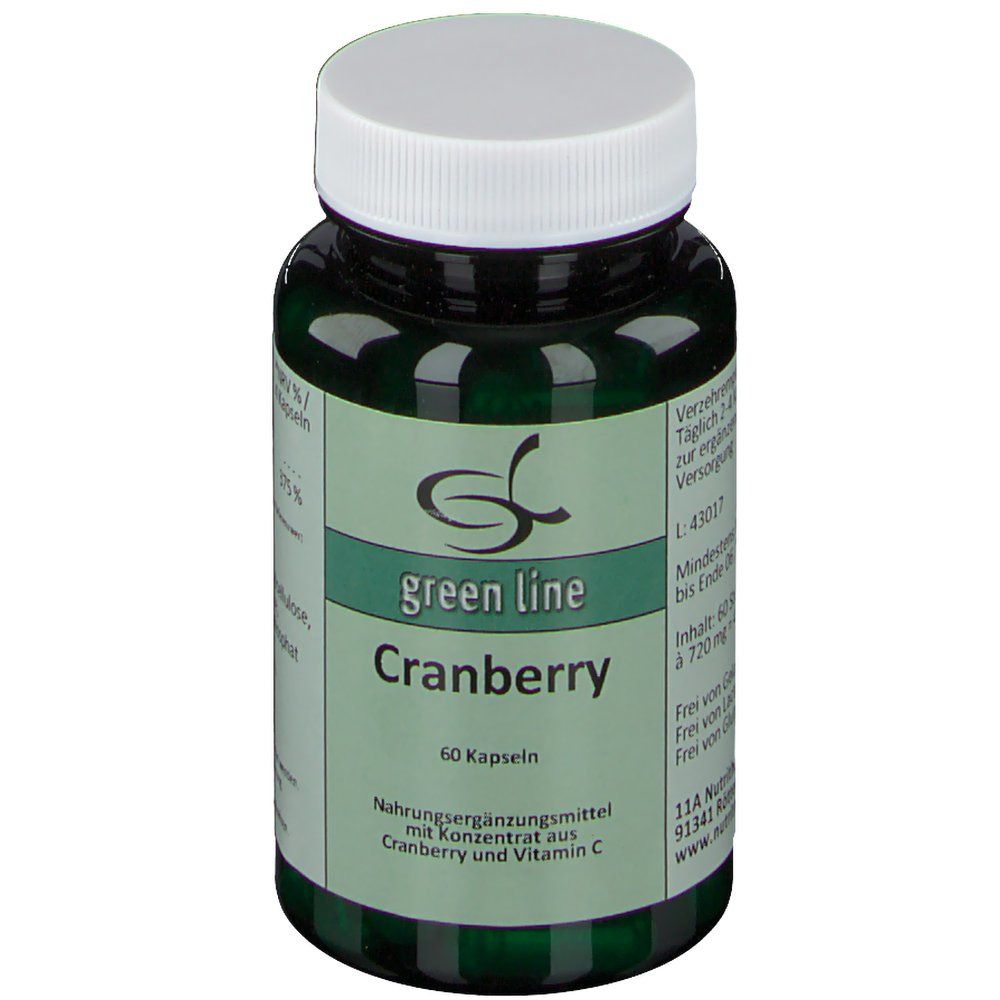 green line NUTRITHEKE Cranberry gélules (60 pièces)