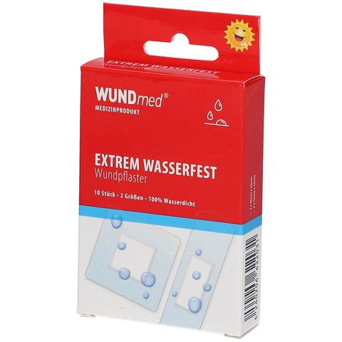 WUNDmed Extra wasserfeste Pflaster 2 Größen (10 Stück)