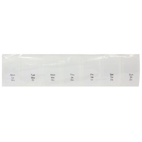 Pilulier mat 7 compartiments (1 pièce)
