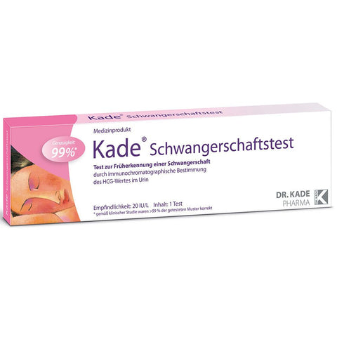 Kade test de grossesse pour la détection précoce d'une grossesse (1 pièce)