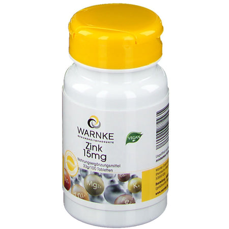 Warnke Zinc 15 mg comprimés (100 pièces)