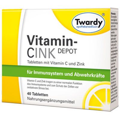 Twardy® Vitamin Cink Depot (40 comprimés)