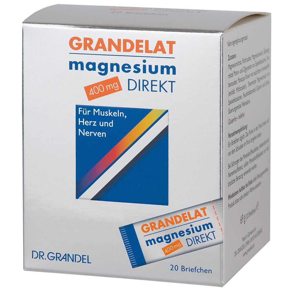 GRANDELAT magnésium DIREKT 400 mg sachets (20 pièces)