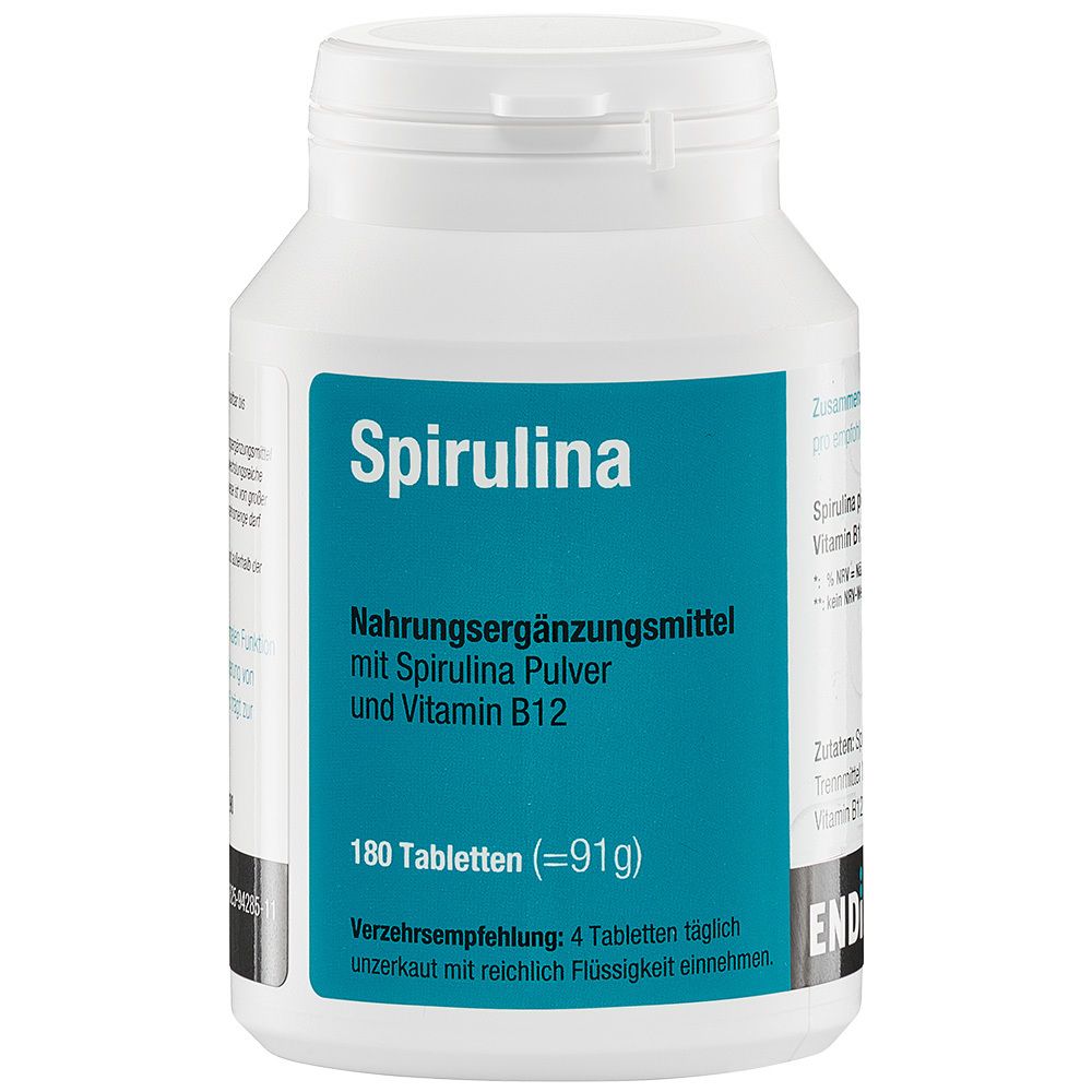Endima® Spirulina comprimés (180 pièces)