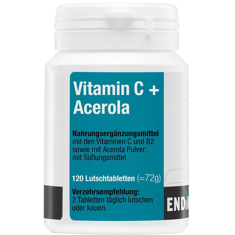 ENDIMA Vitamin C+Acerola Lutschtabletten (120 Stück)