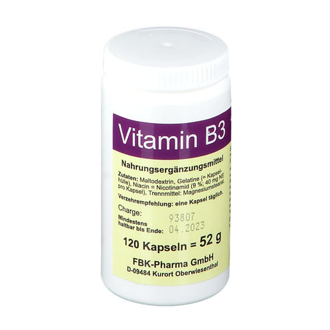 Vitamine B3 (120 pièces)