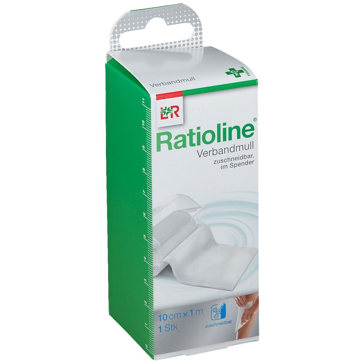 Ratioline® acute gaze de pansement (10 cm x 1 m) — 1 pièce