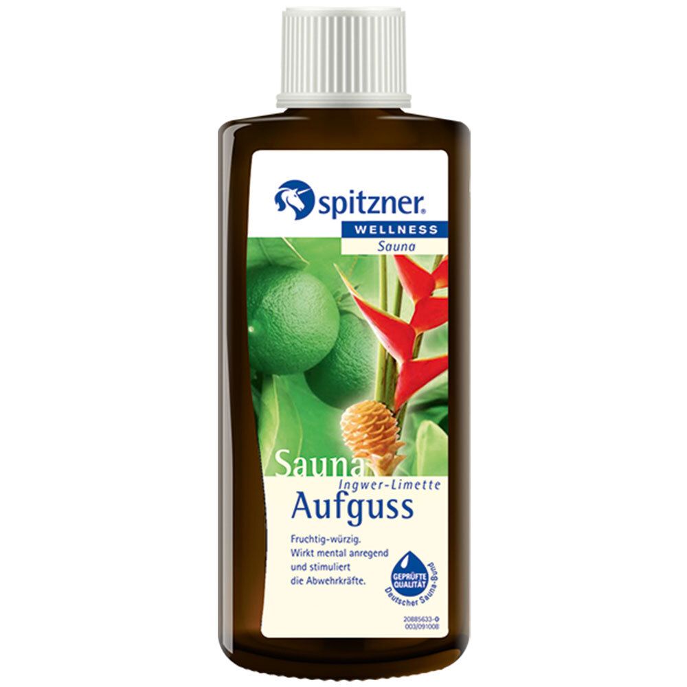 Spitzner Wellness concentré pour sauna gingembre-citron vert (190 ml)