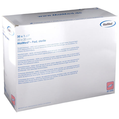Sterile absorbierende Kompressen 20x20 cm