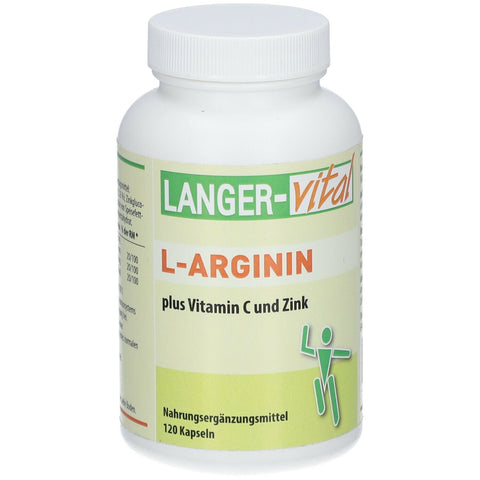 L-Arginine + Vitamine C et Zinc (120 gélules)