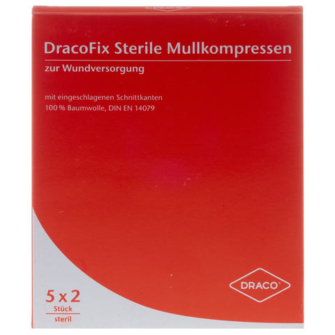 Dracofix Peel sterile Kompressen 5x5 cm 8-fach (5x2 Stück)
