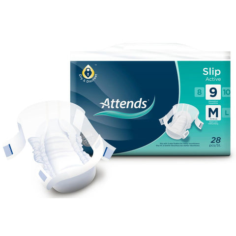 Attends® Slips Active 9 M — 28 Stück