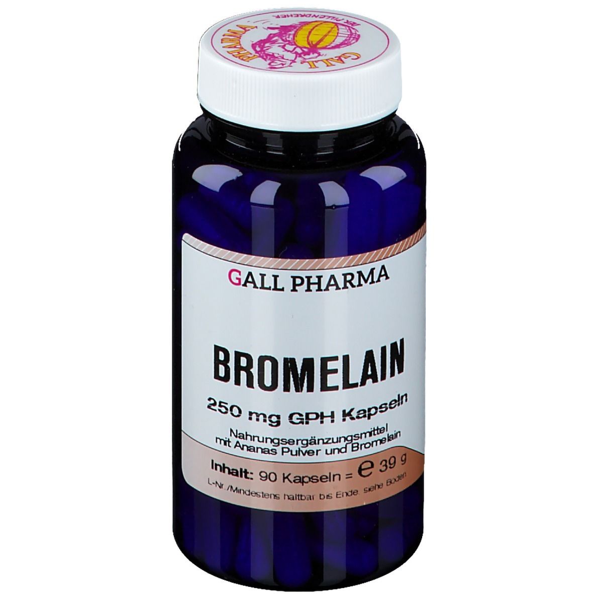GALL PHARMA Bromelain 250 mg GPH (90 gélules)