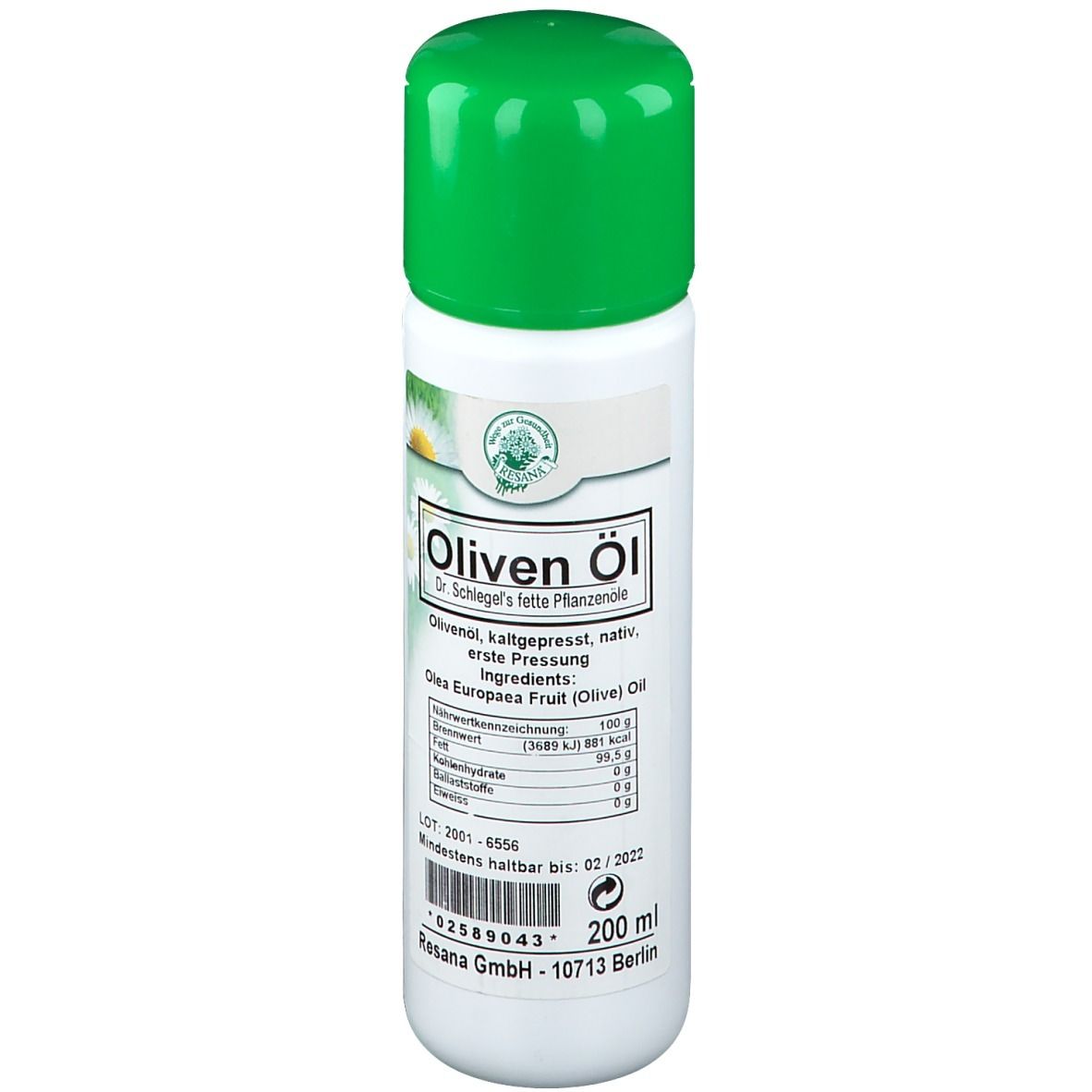 Resana® Dr. Schlegels huile d'olive (200 ml)