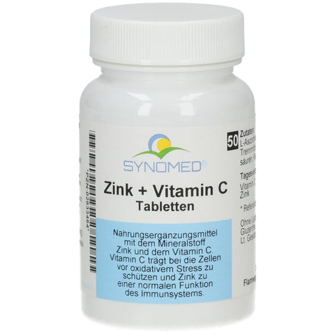 Synomed zinc + vitamine C — 50 comprimés