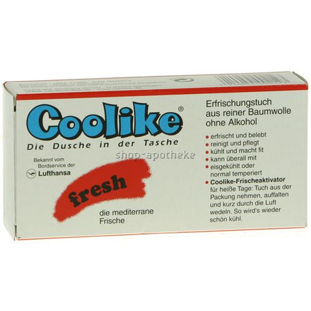 Coolike lingettes humides fresh coton (5 pièces)