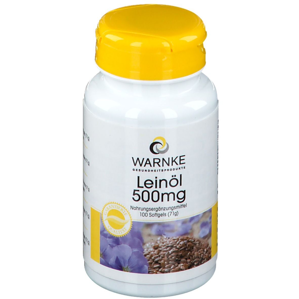 WARNKE Huile de lin 500 mg (100 gélules)