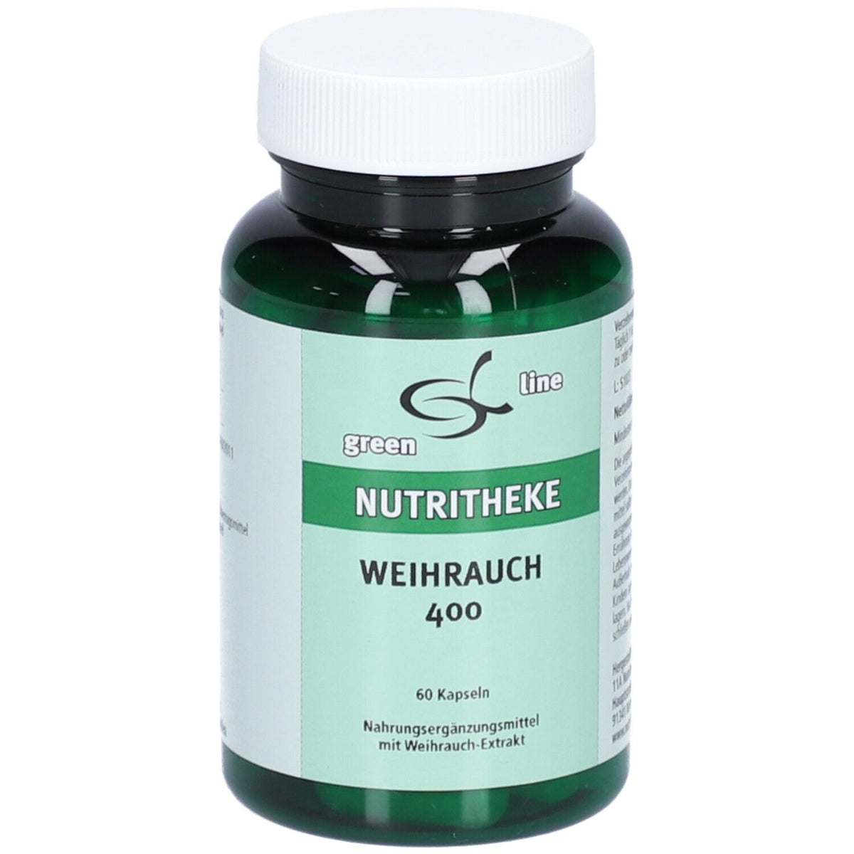 green line NUTRITHEKE Encens 400 gélules — 60 pièces