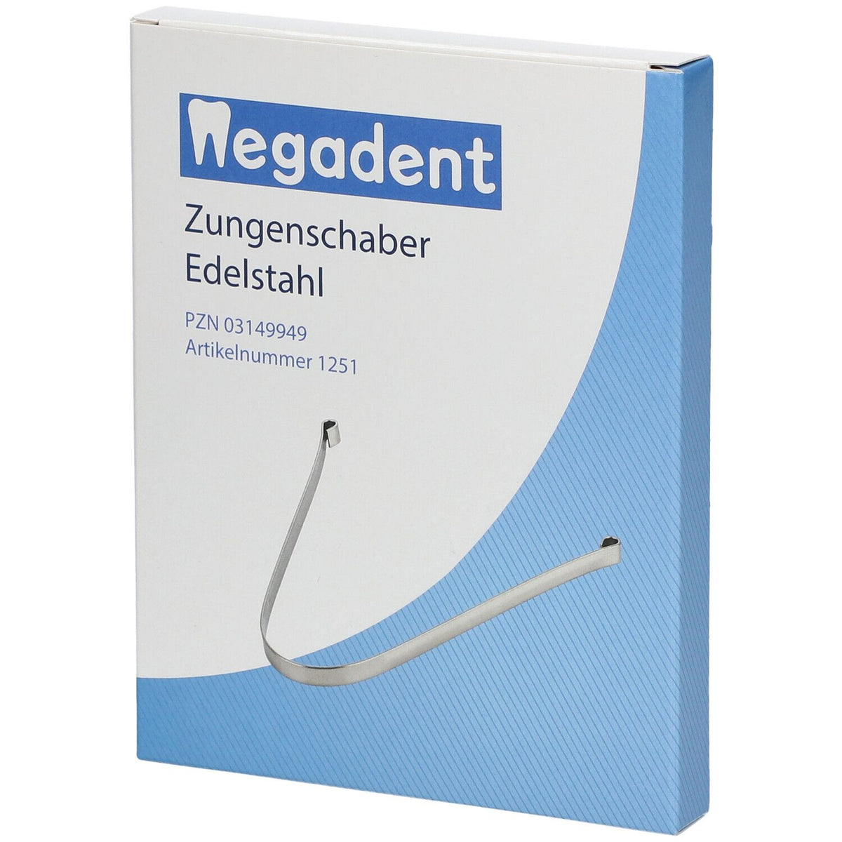 Gratte-langue en acier inoxydable (1 pièce)