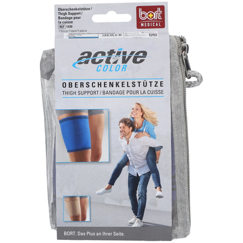 Bort ActiveColor® Oberschenkelbandage Größe L blau (1 Stück)