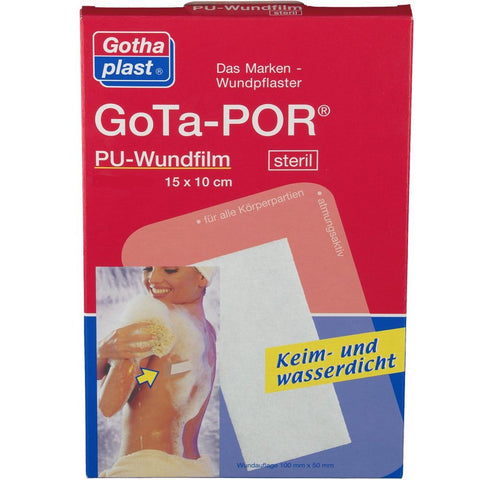 GoTa-POR film PU pour plaies stérile 15 cm x 10 cm (50 pièces)