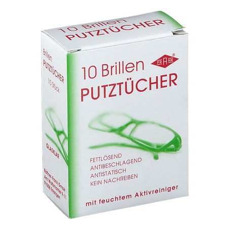 FRANK® lingettes nettoyantes pour lunettes (10 pièces)