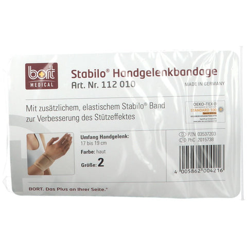 BORT Stabilo® bandage pour poignet taille 2, couleur peau — 1 pièce