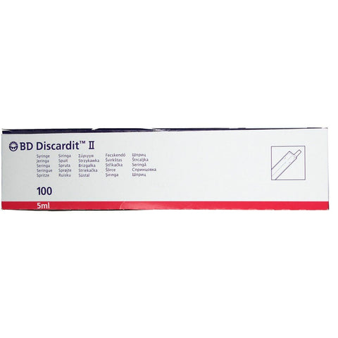 BD Discardit™ II seringue (100x5 ml)