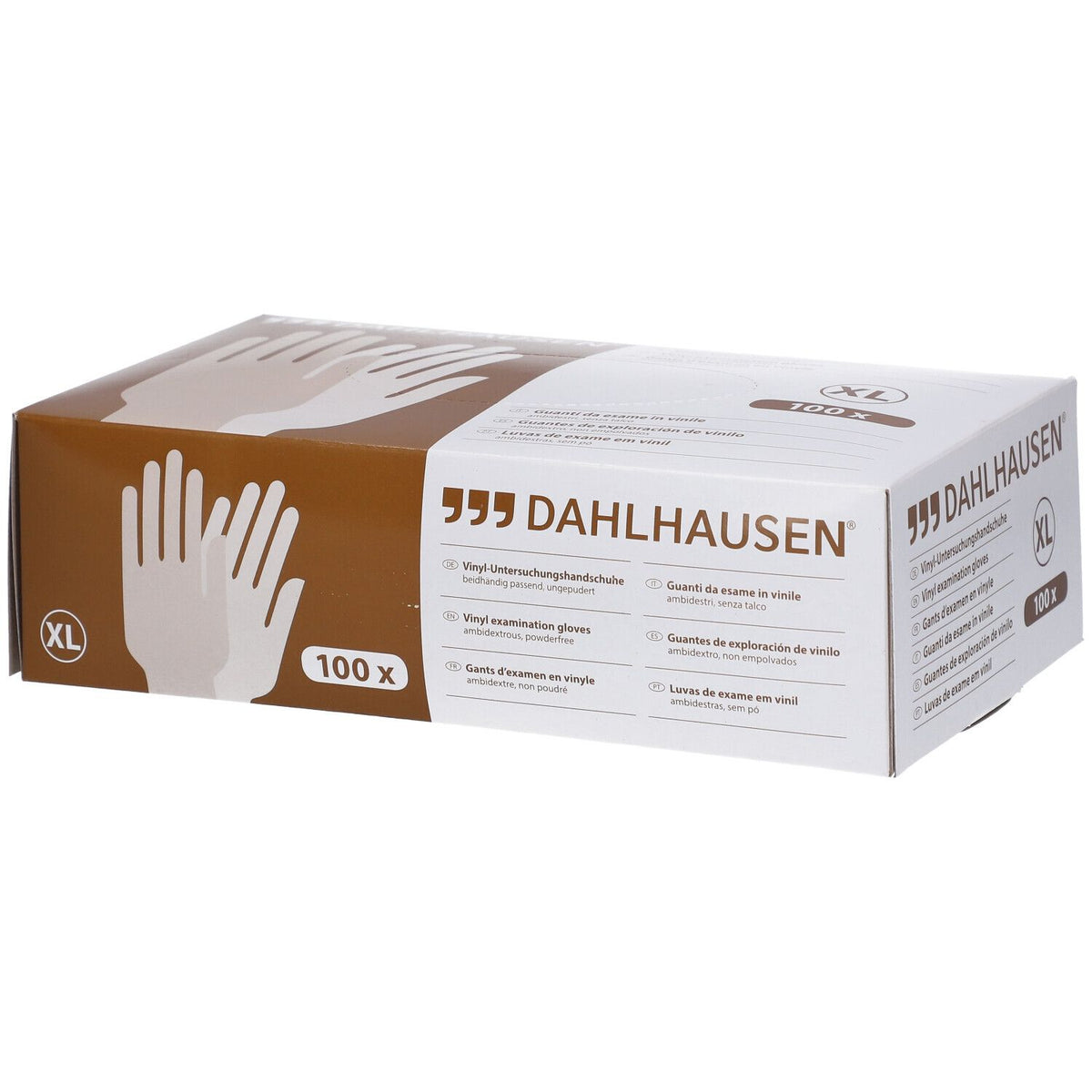 Dahlhausen® Gants d’examen en vinyle taille XL (100 pièces)