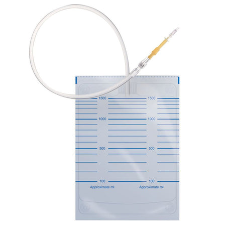 Poche de drainage biliaire 1,5 l 90 cm avec Luer-Lock femelle — 1 pièce