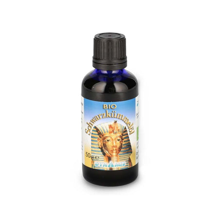 Dynamis huile de nigelle bio d'Égypte pressée à froid (50 ml)