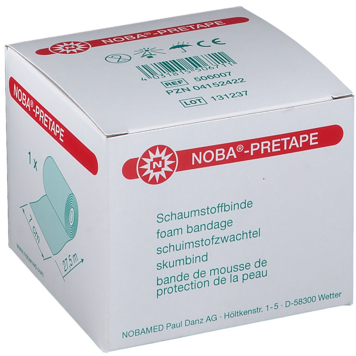 NOBA®-Pretape 7 cm x 27,5 m (1 pièce)