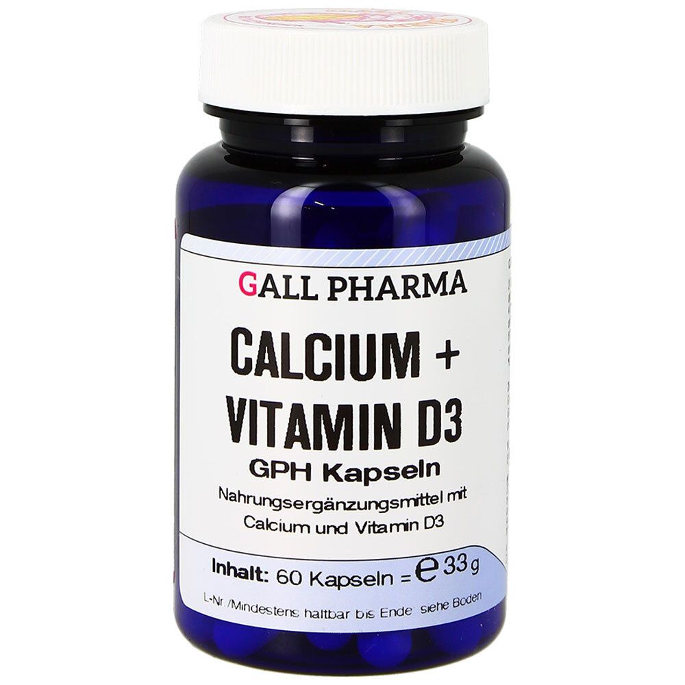 Gall Pharma Calcium + Vitamine D3 (60 gélules)
