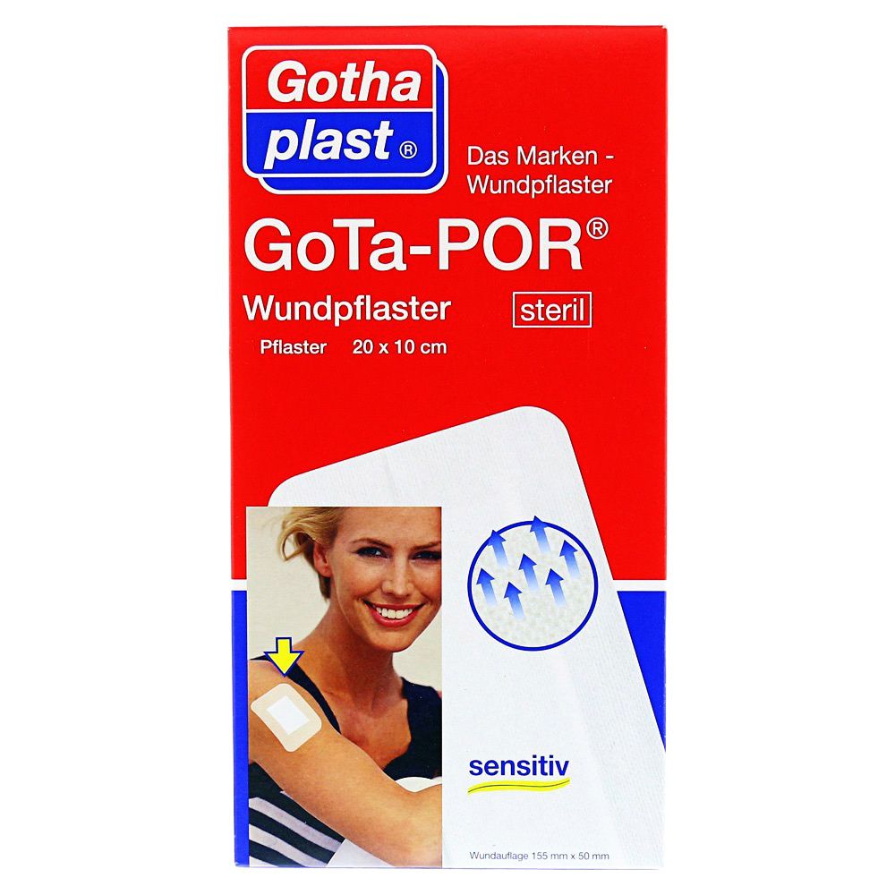 GoTa-POR® stérile (hypoallergène) 20 x 10 cm — 1 pièce