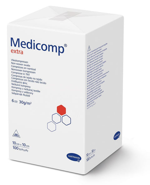Medicomp Vlieskompressen 10cm x 10cm 50 Beutel