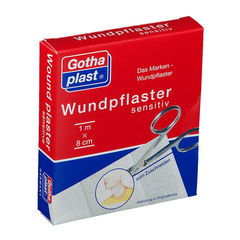 Gothaplast® Comfort et Sensitive (hypoallergénique) pansement 1 m x 8 cm - 1 pièce