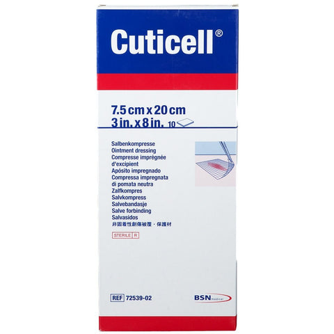 Cuticell® compresse pommade 7,5 cm x 20 cm — 10 pièces