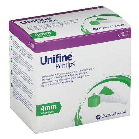 Unifine® Pentips® 4 mm 32 G — 100 pièces