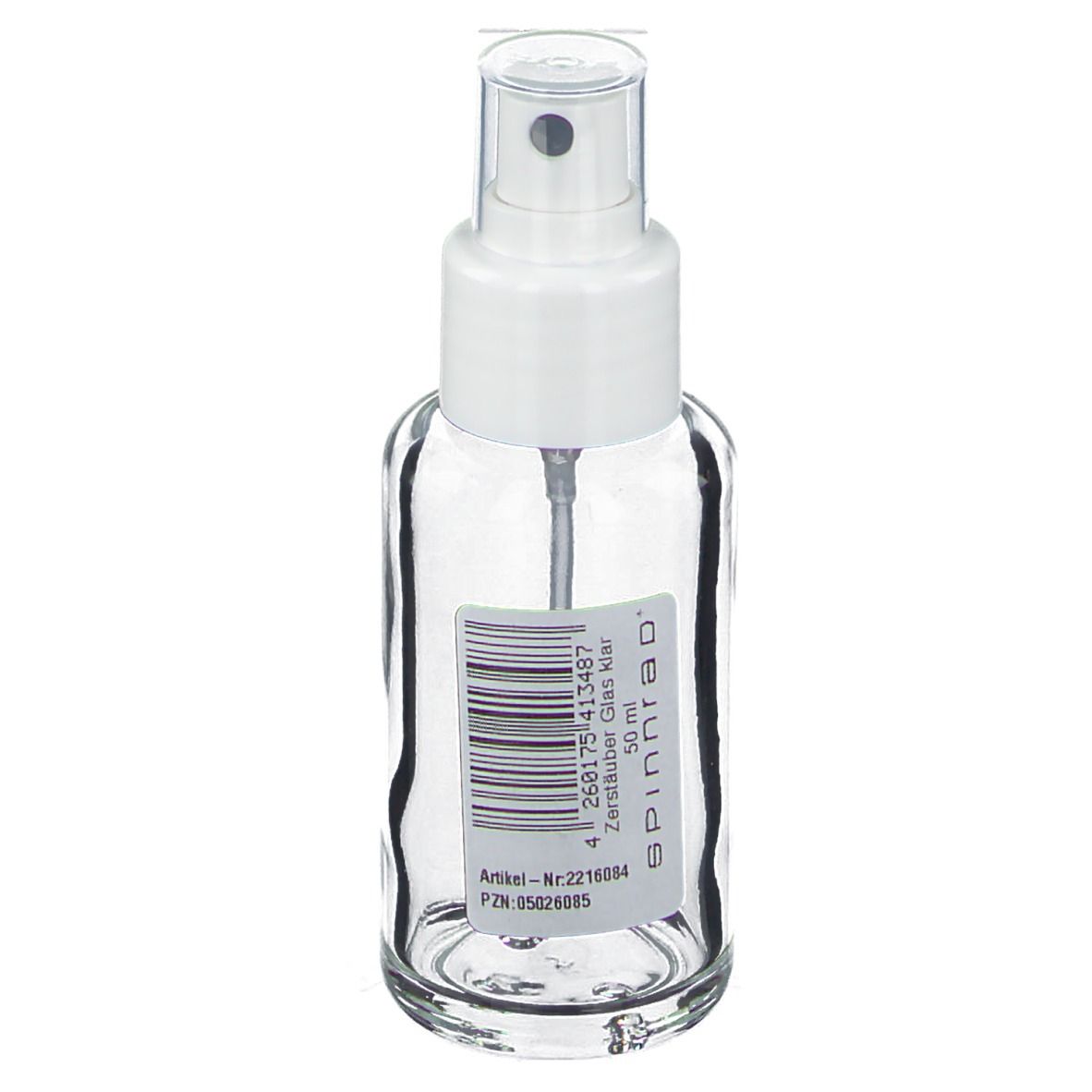 Spinnrad® Vaporisateur en verre transparent (50 ml)