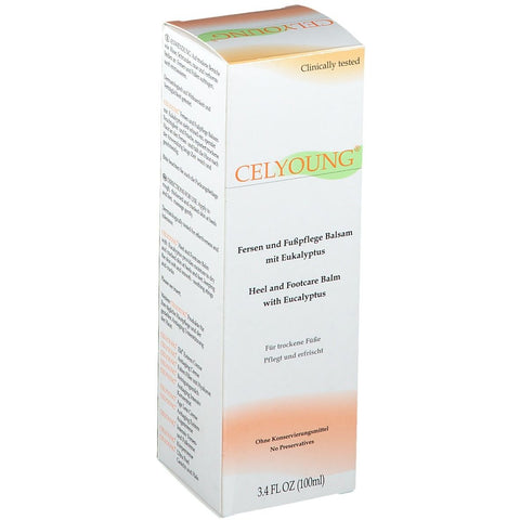 CELYOUNG® Baume pour talons et soin des pieds à l'eucalyptus (100 ml)