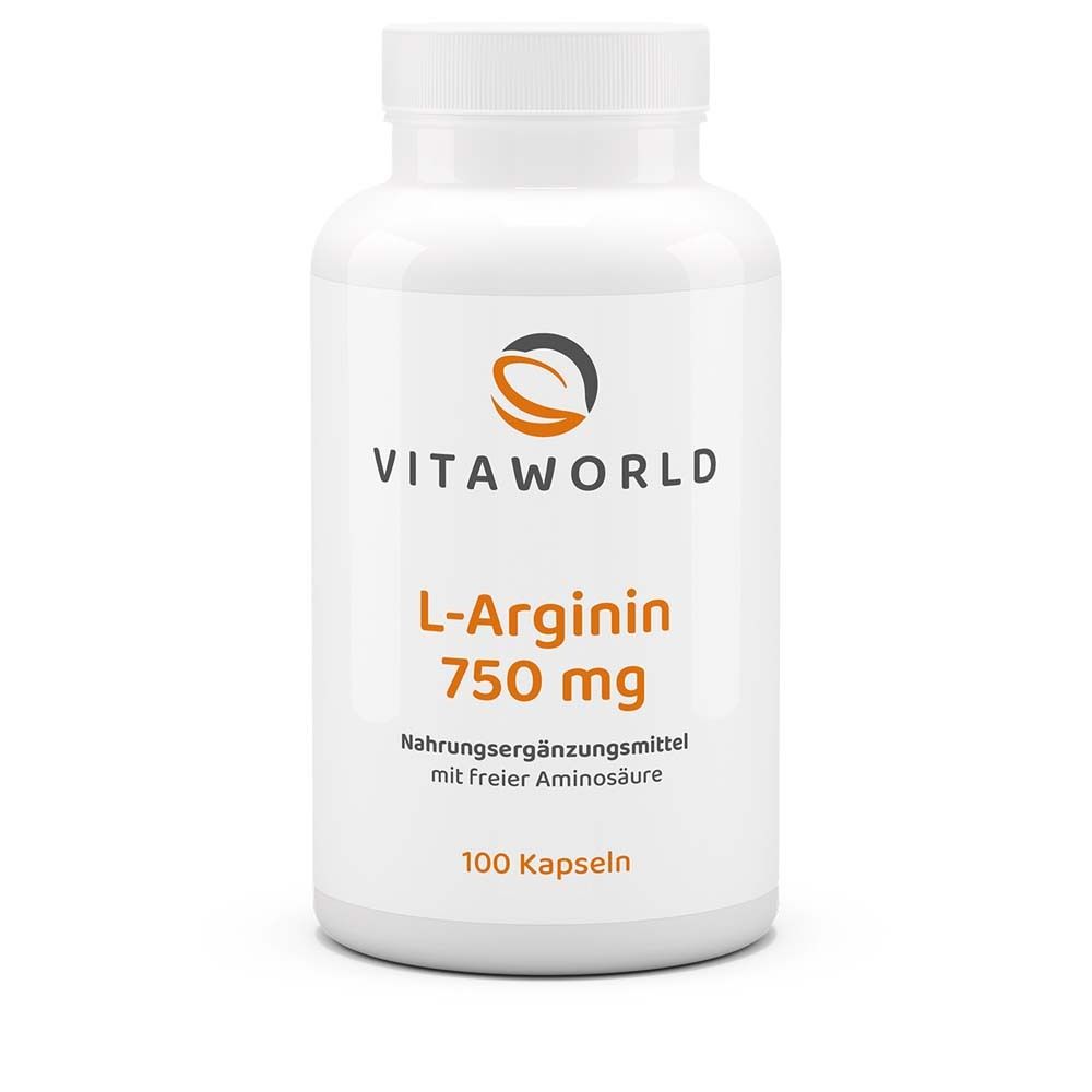 L-Arginine 750 mg (100 gélules)