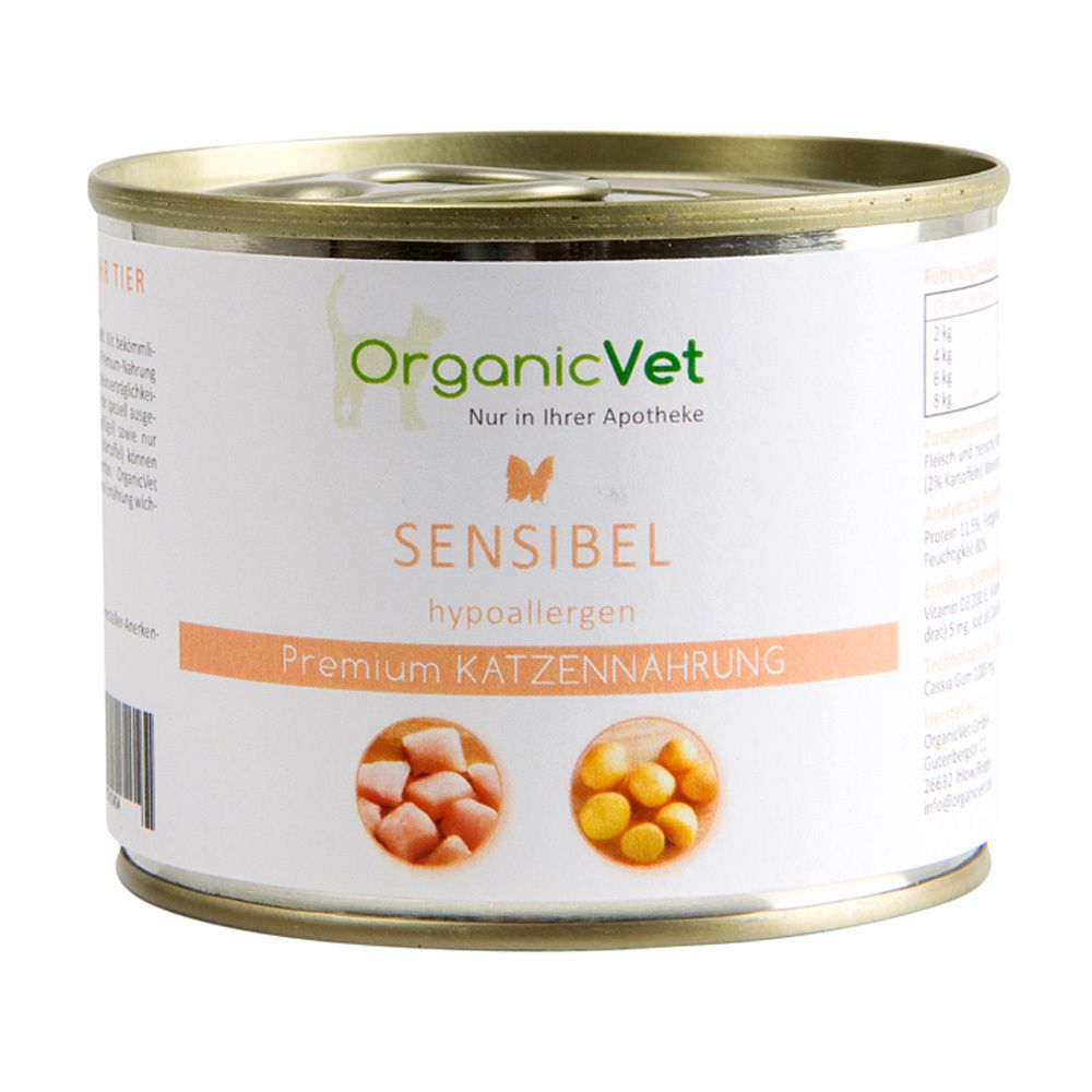 OrganicVet Sensible hypoallergène (200 g)